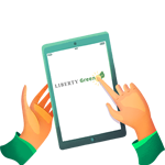 LibertyGreen_Icon_Tablet | © LibertyGreen_Icon_Tablet
